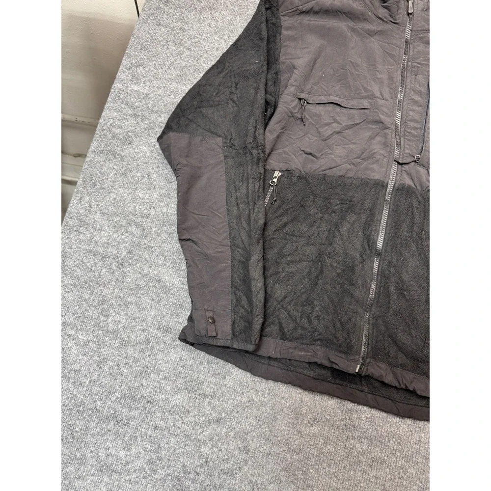 The North Face Denali Polartec Fleece Jacket Mens Large Black Full Zip Outdoor‎